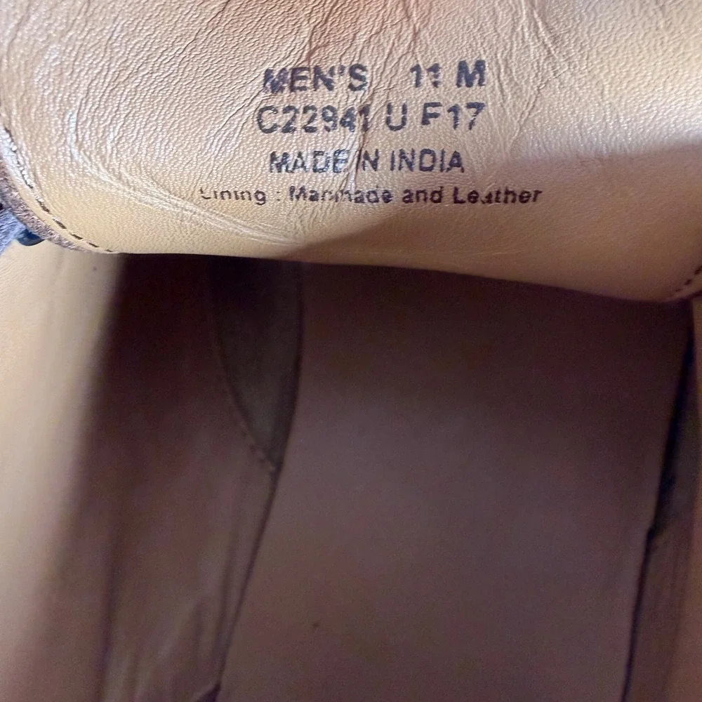 Cole Haan Kennedy Chukka Boots Brown Pebbled Leather C22941 Mens 11 M
